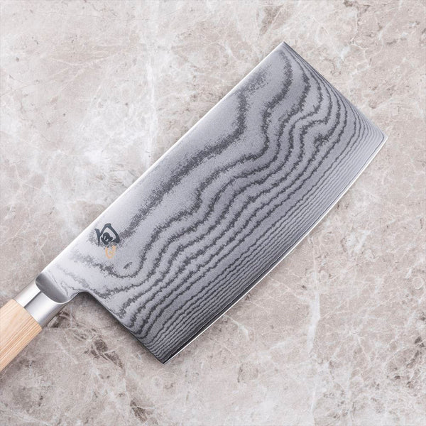 KAI Shun Classic Blonde Series 33-Layer VG-MAX Damascus Chinese Cleaver 180mm