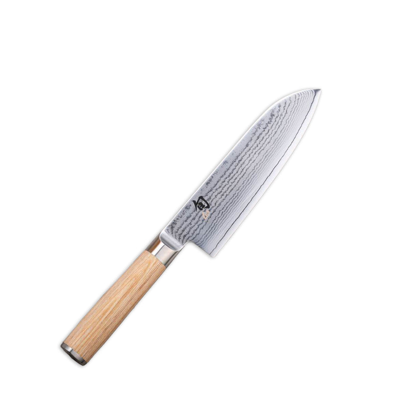 KAI Shun Classic Blonde Series 33-Layer VG-MAX Damascus Santoku 175mm