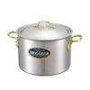 Nakao Stainless Steel Double Ear Stockpot with Lid King-Denji Series D-2