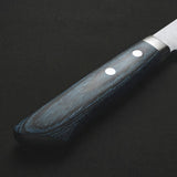 Masutani Hamono VG10 Kokuryu Damascus Tsuchime Gyuto Knife 180mm Blue Pakka Wood Handle