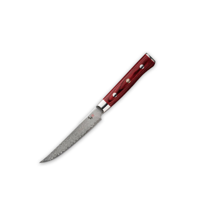 Mcusta Zanmai Classic Pro Flame Series 33-Layer VG10 Damascus Steak Knife 115mm HFR-8020D