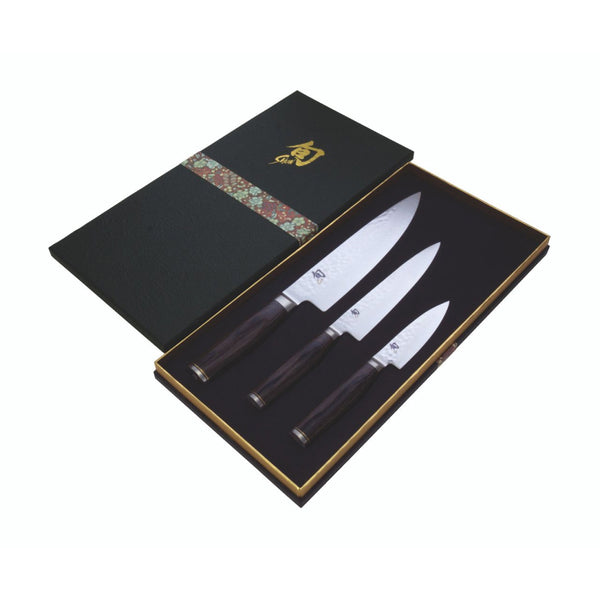 KAI Shun Premier Series 3 PCS Knife Set (Chef, Petit, Paring)