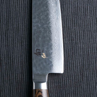 KAI Shun Premier Series 33-Layer VG-MAX Damascus Hammered Santoku Knife 180mm