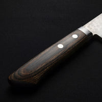 Masutani Hamono VG10 Kokuryu Damascus Tsuchime Santoku Knife 170mm Scotch Western Handle