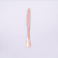 日本青芳 VINTAGE系列 不鏽鋼餐刀 粉紅玫瑰金 BAGUETTE CLASSIC STANDARD KNIFE PINK GOLD