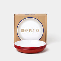 英國Falcon Enamelware 珐瑯深碟套裝 Deep Plate Set 22cm