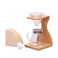 Hario V60 Olive Wood Stand Set VSS-1206-OV